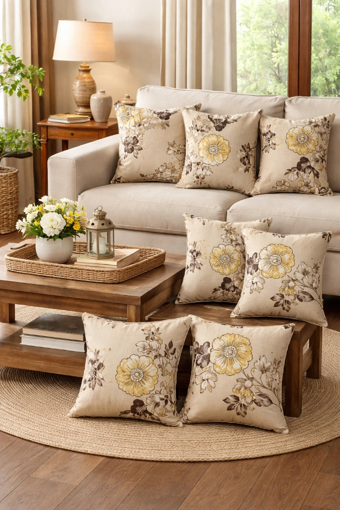 Premium collection of handcrafted ethnic cushion covers for luxury home decor.