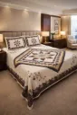 DHRUVINSRI Double King bamboo Cotton Bedsheet Ethnic 100*108 Mandala Print