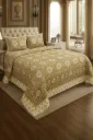 Phulkari Pure Cotton Premium Cotton  King Bedsheet Set – Elegant Ethnic Print, 90x108 Inches, 2 Matching Pillow Covers 
